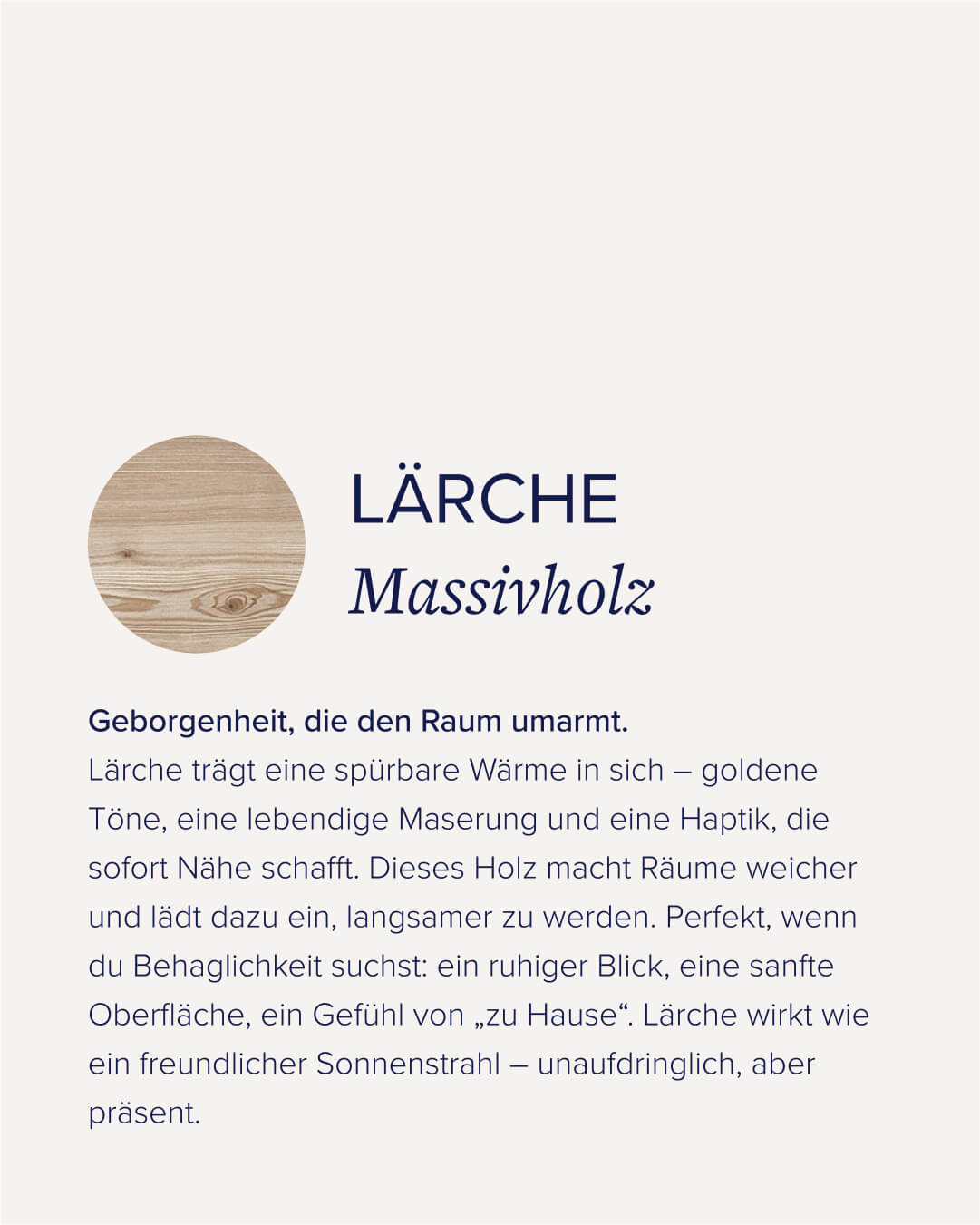 ORGANIQ WOOD Liege "QUIORA"