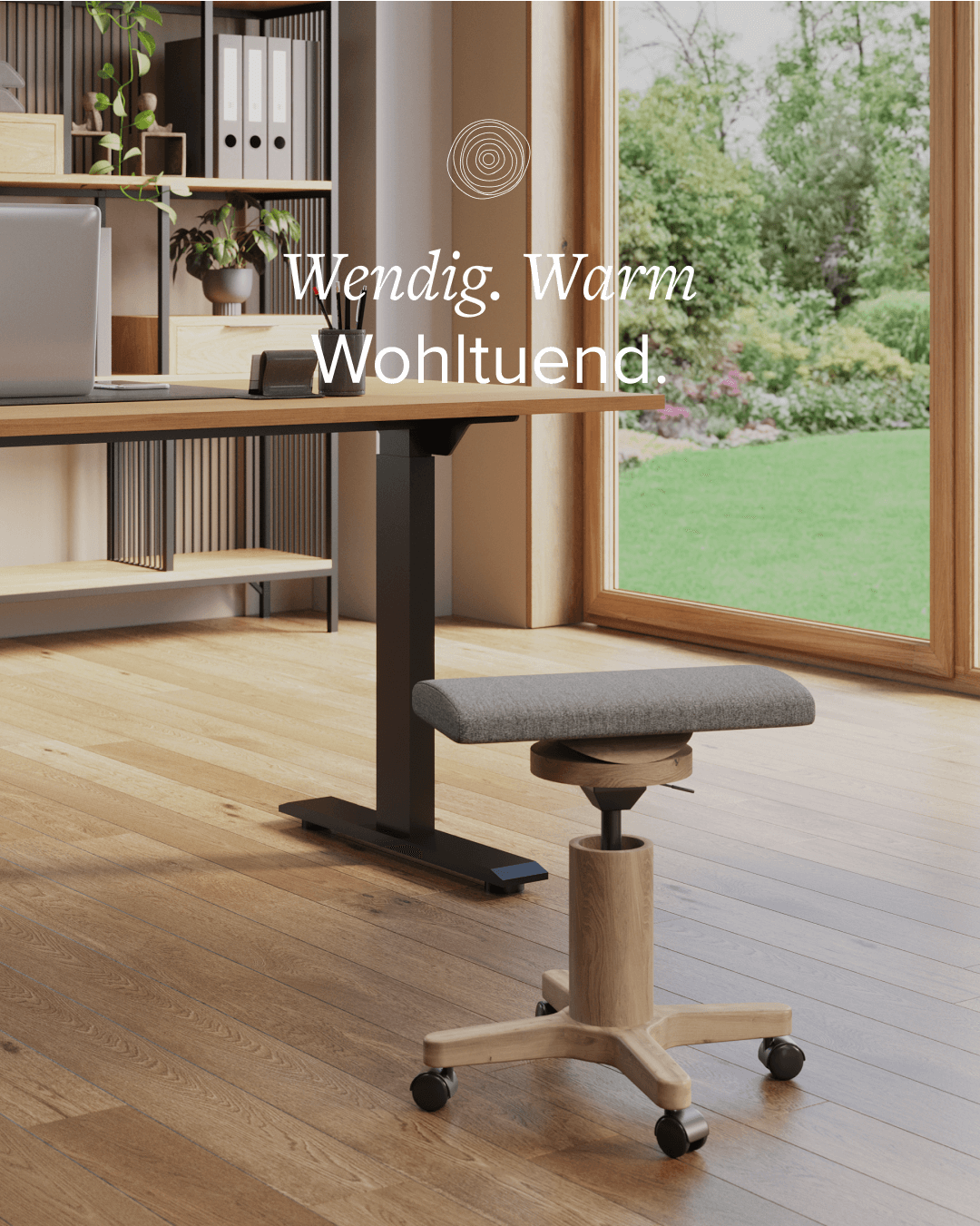 ORGANIQ WOOD Hocker "EQUORA"