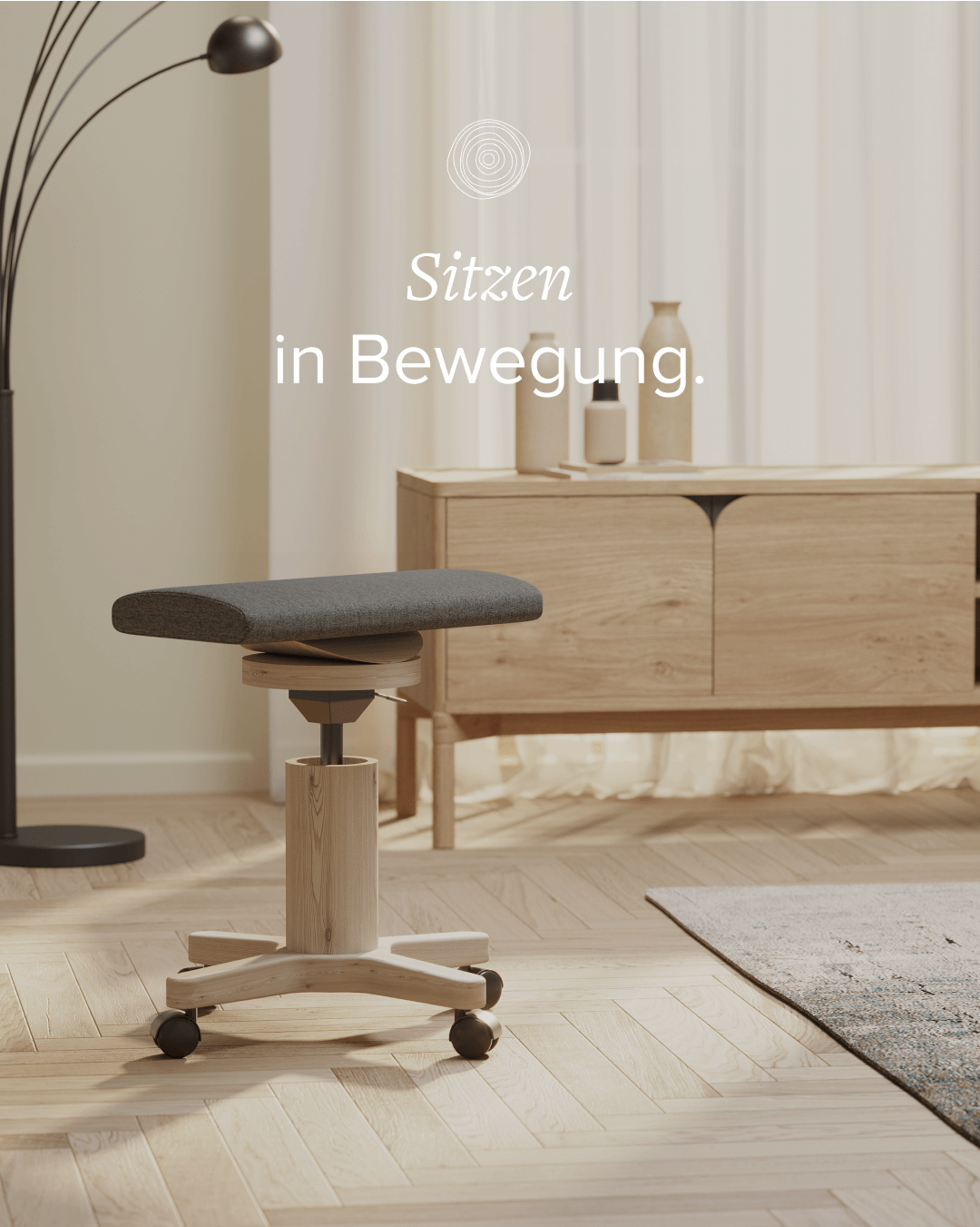 ORGANIQ WOOD Hocker "EQUORA"