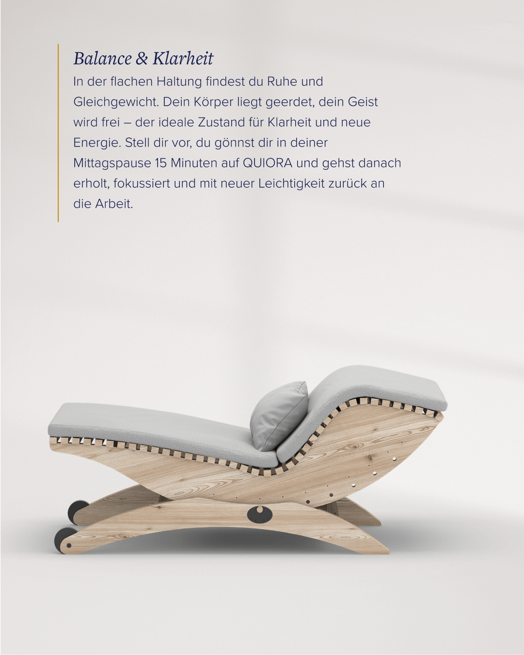 ORGANIQ WOOD Liege "QUIORA"